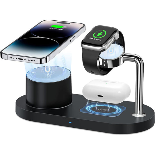 Station de recharge sans fil 3-en-1 MagSafe – iPhone, Apple Watch et AirPods (15W)